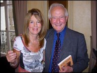 Patricia McCarthy and new trustee of Agenda, Colin Wilcockson, Medievalist and poet from Pembroke College, Cambridge