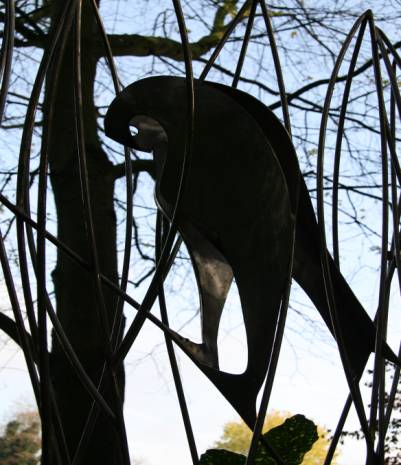 ‘The Hawk that Rules the Wood’ by Conor Fallon. Photograph: Padraic Fallon